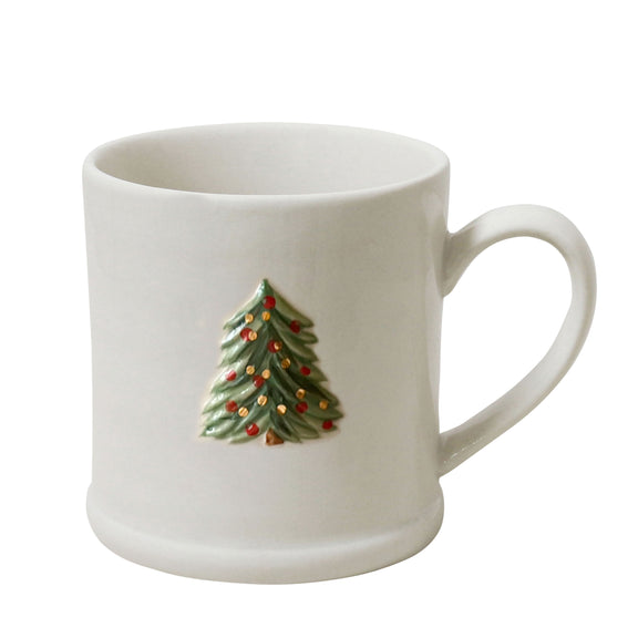 Robert Gordon Favourite Things Christmas Tree Mug with gold detailing