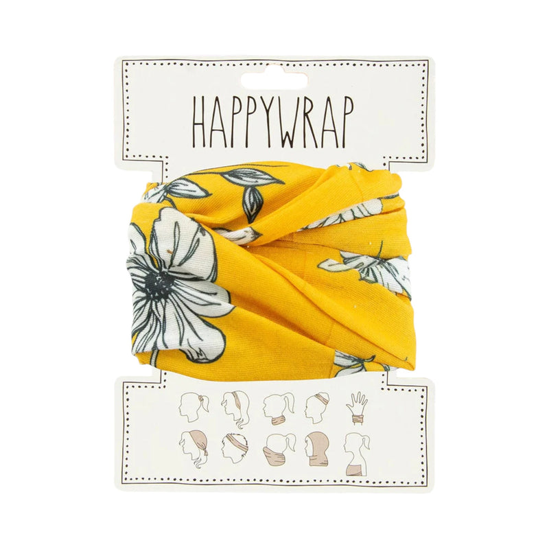 Happy Wrap - Mustard Floral