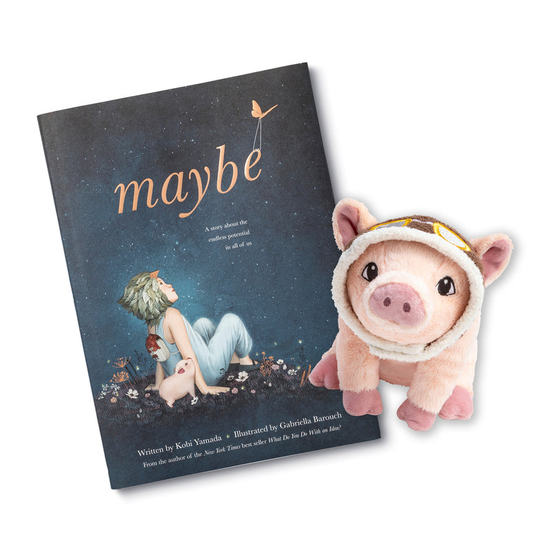 Maybe Flying Pig Plush Toy