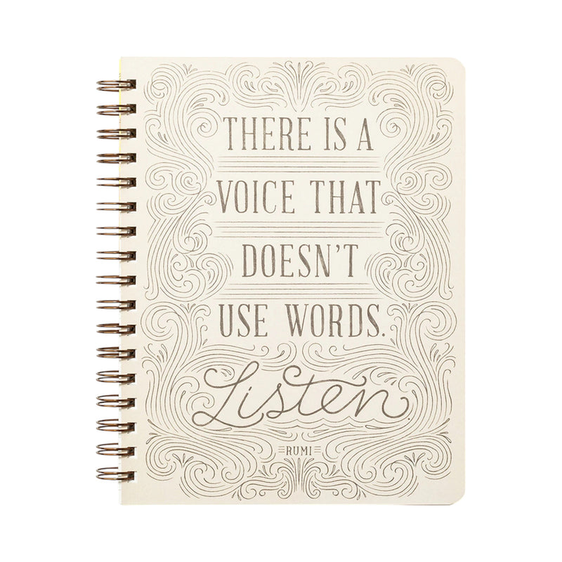 There Is A Voice Spiral Notebook