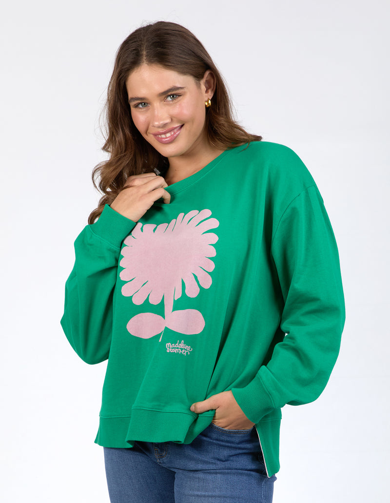 Madeleine Stamer 2 Crew Pine Green