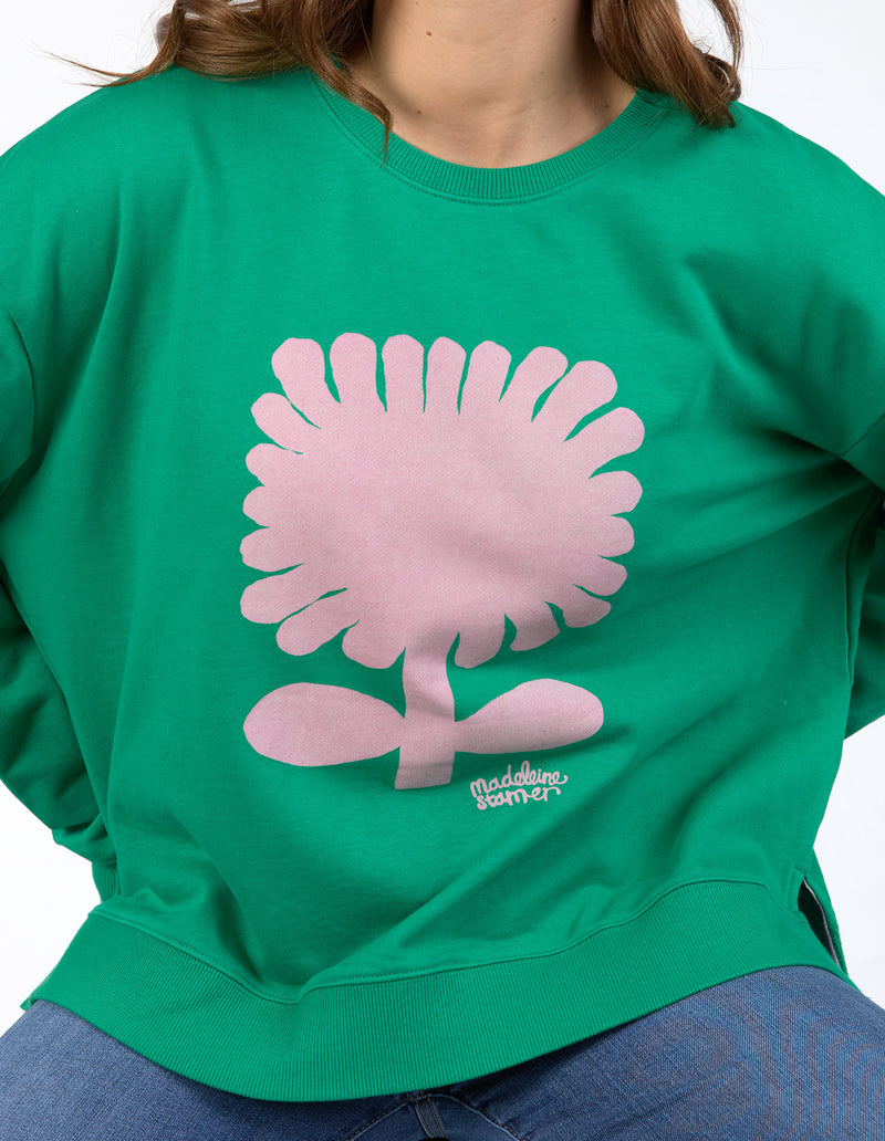 Madeleine Stamer 2 Crew Pine Green