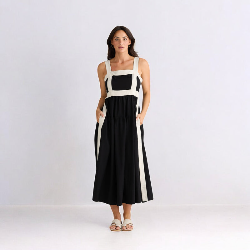 Jolie Dress Black w Natural