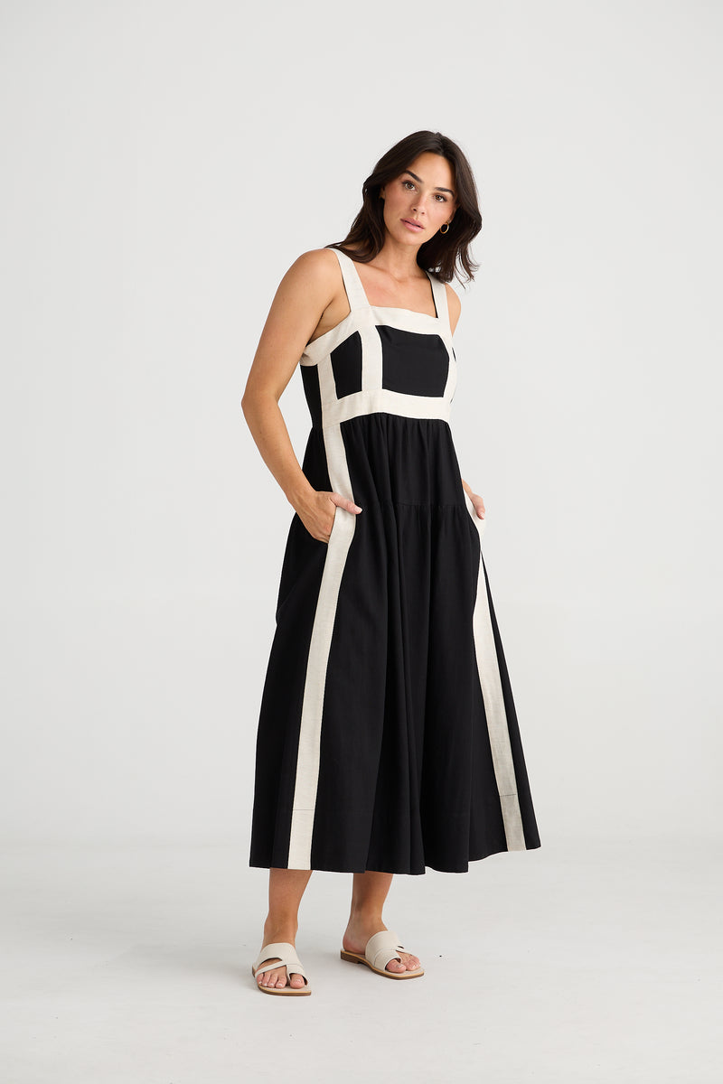 Jolie Dress Black w Natural