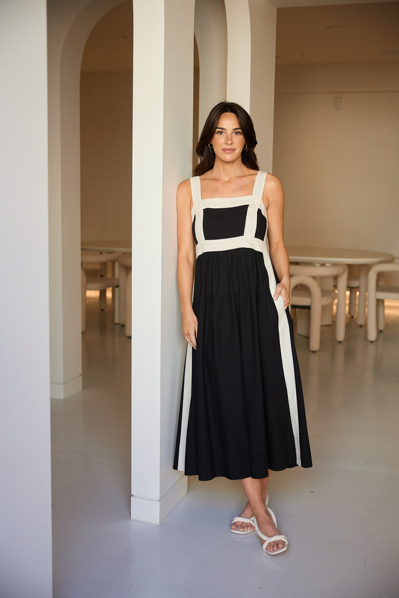 Jolie Dress Black w Natural