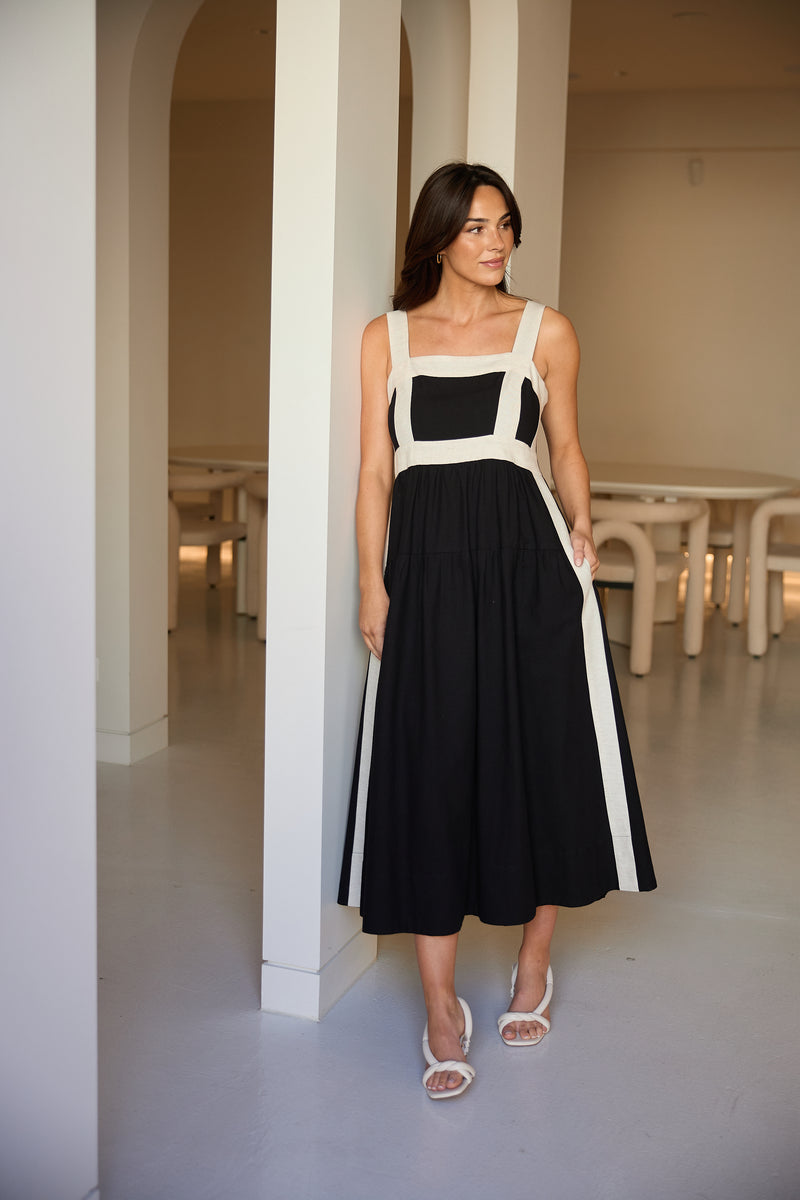 Jolie Dress Black w Natural