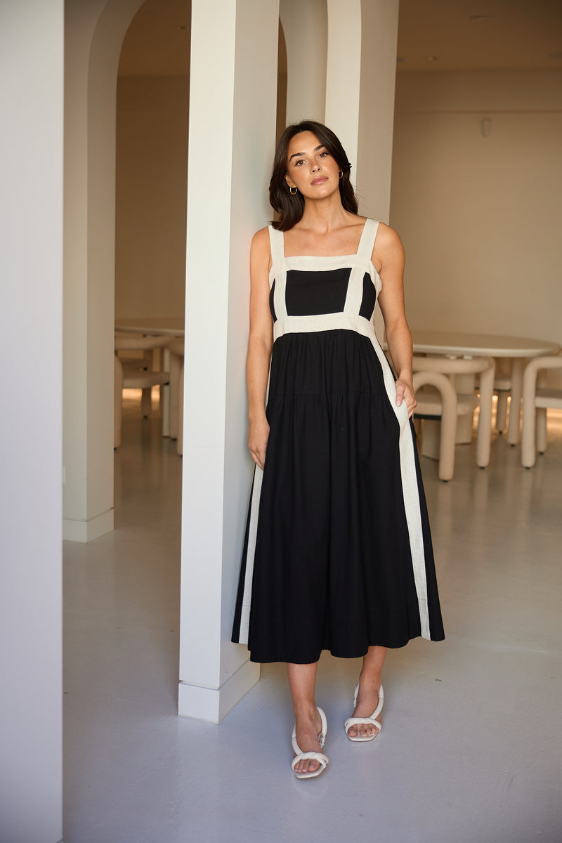 Jolie Dress Black w Natural