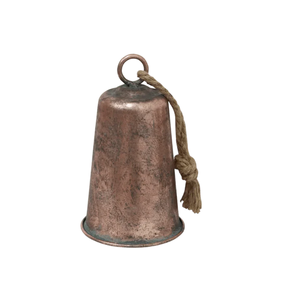 Bronze bell ornament - elegant Christmas decoration