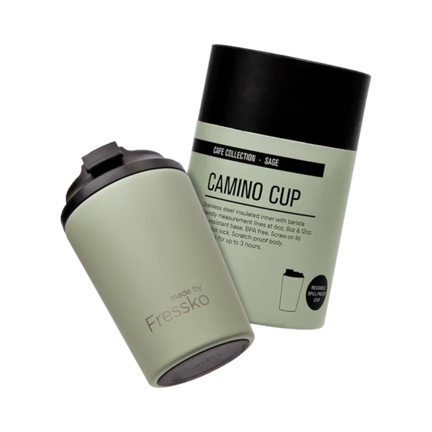 Camino 12oz Reusable Coffee Cup Sage