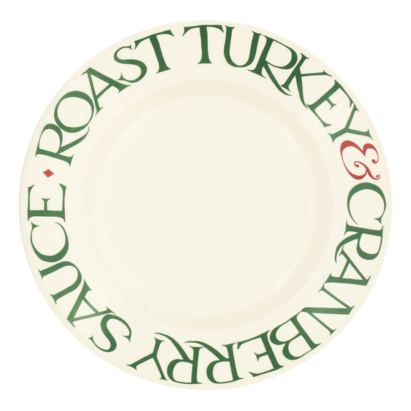 Emma Bridgewater Christmas Toast & Marmalade Roast Turkey 10 1/2" Plate