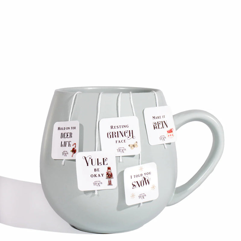 Pun christmas tea bags