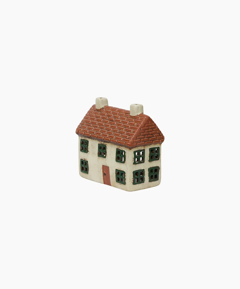 Cotswolds Country Tea Light Cottage – hand-painted ceramic house décor
