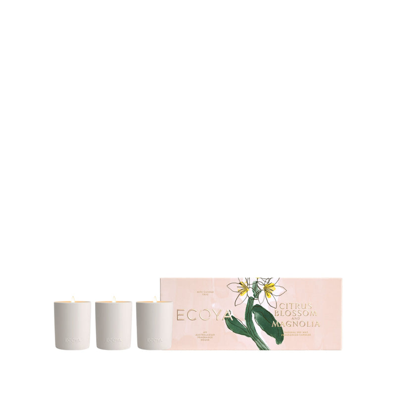 Mother's Day Mini Candle Trio Gift Set - Citrus & Magnolia