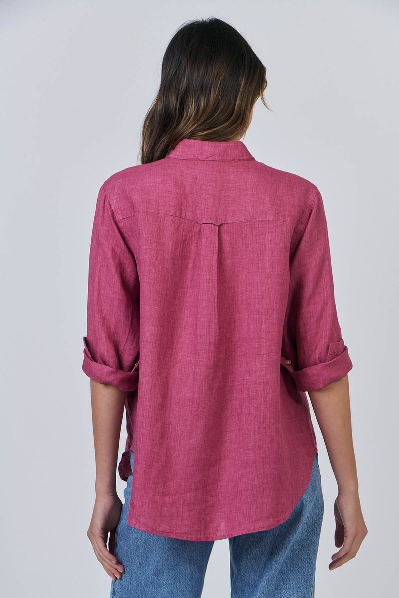 Boyfriend Shirt Bordeaux