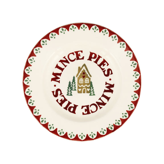 Emma Bridgewater Gingerbread House Mince Pies 8 1/2" Plate