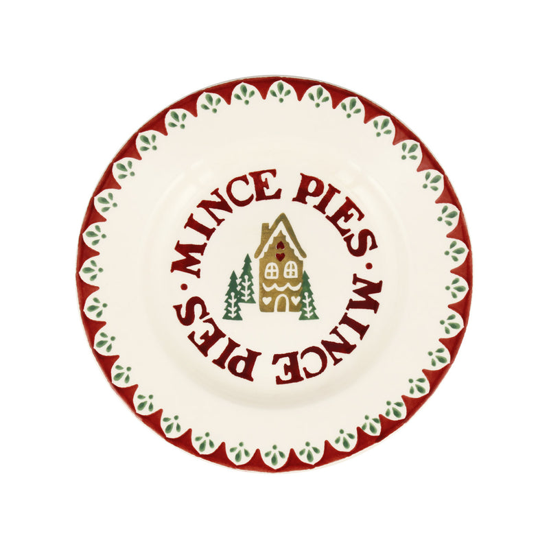 Emma Bridgewater Gingerbread House Mince Pies 8 1/2" Plate