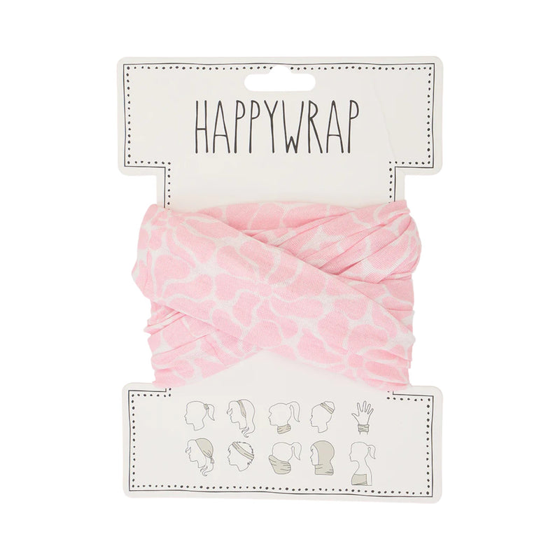 Happywrap Pink Petal multifunctional scarf headband face cover