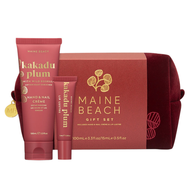 Red Vanity Bag Gift Set Kakadu Plum
