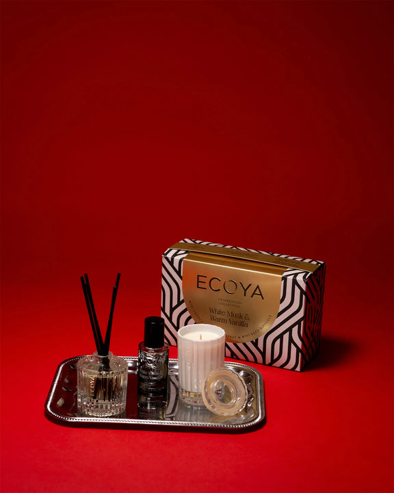 Limited edition Ecoya Mini Celebration Gift Set with premium fragrance minis