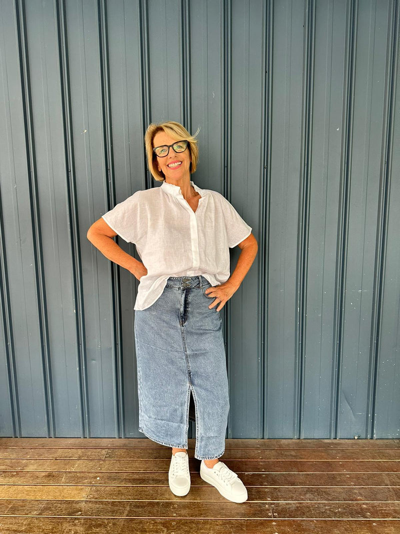 Soft Denim Skirt