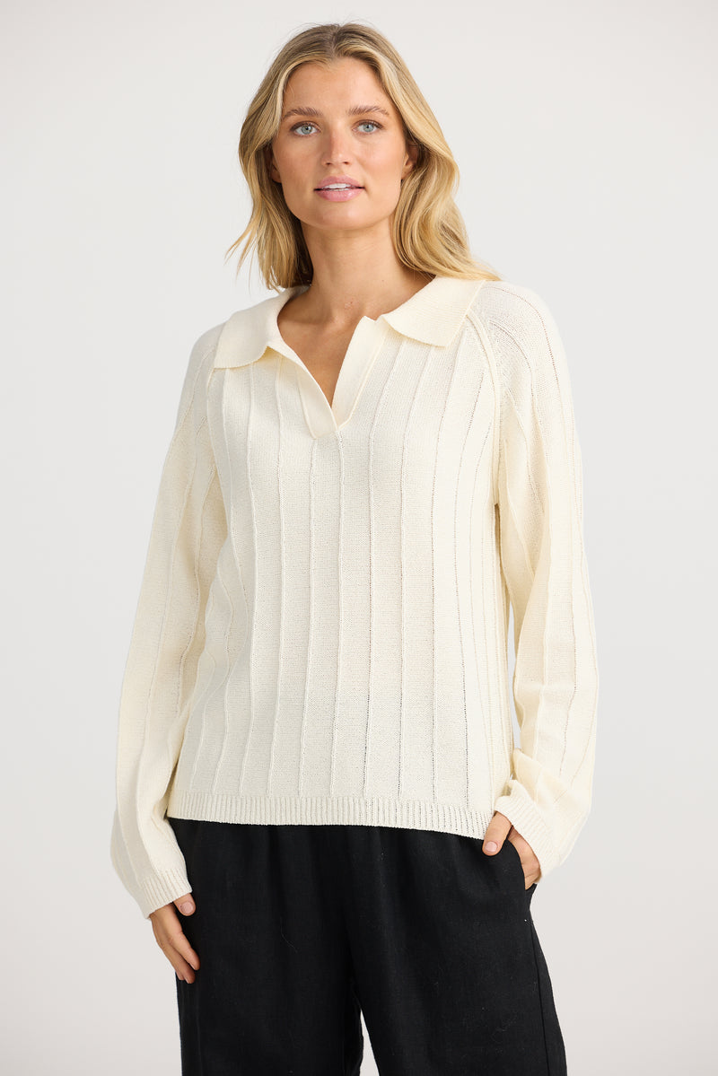 Emmi Knit Off White