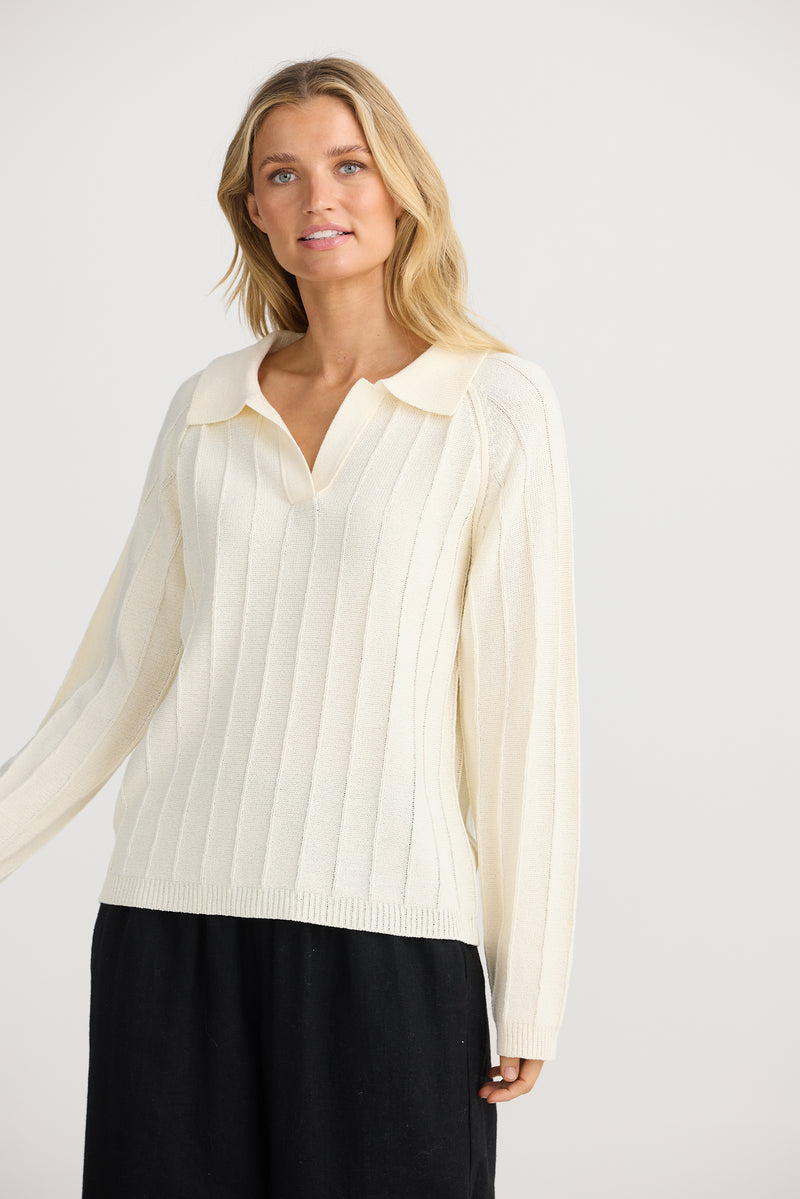 Emmi Knit Off White