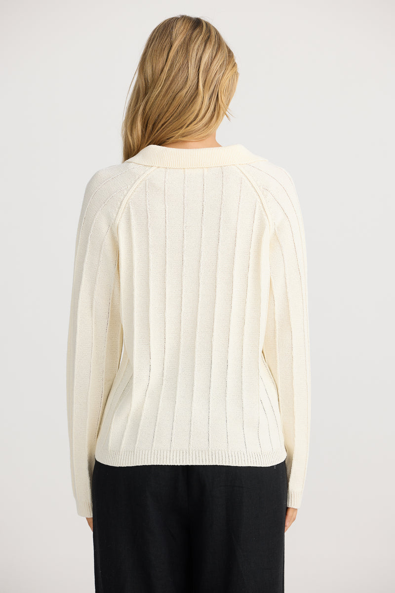 Emmi Knit Off White