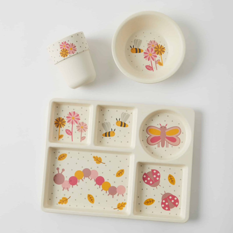 Little Critters Pink 3pc Divider Dining