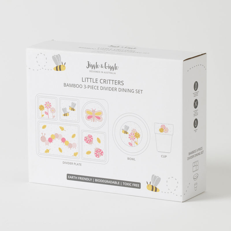 Little Critters Pink 3pc Divider Dining
