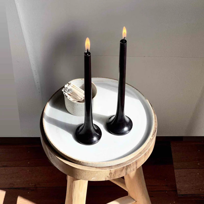 Tusk Taper Candles - Black