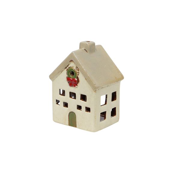 Collectable ceramic Christmas décor – Alsace tea light villa