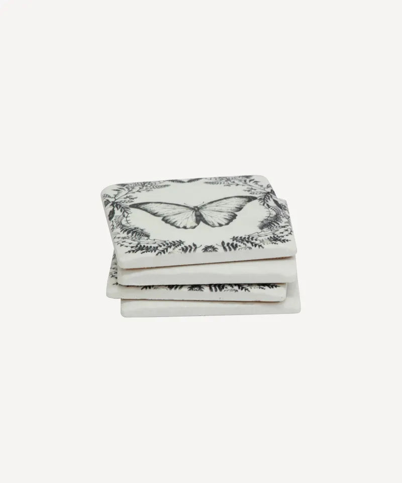 Butterfly Coasters (4pc)