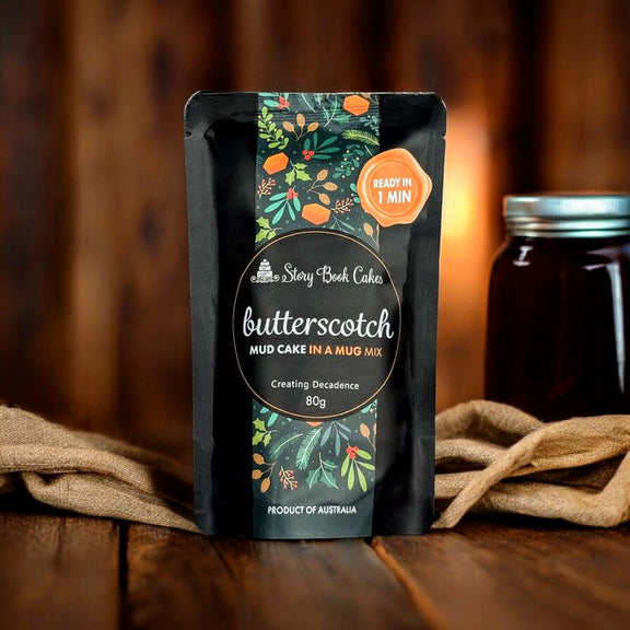 Butterscotch Mud Cake in a Mug festive dessert mix