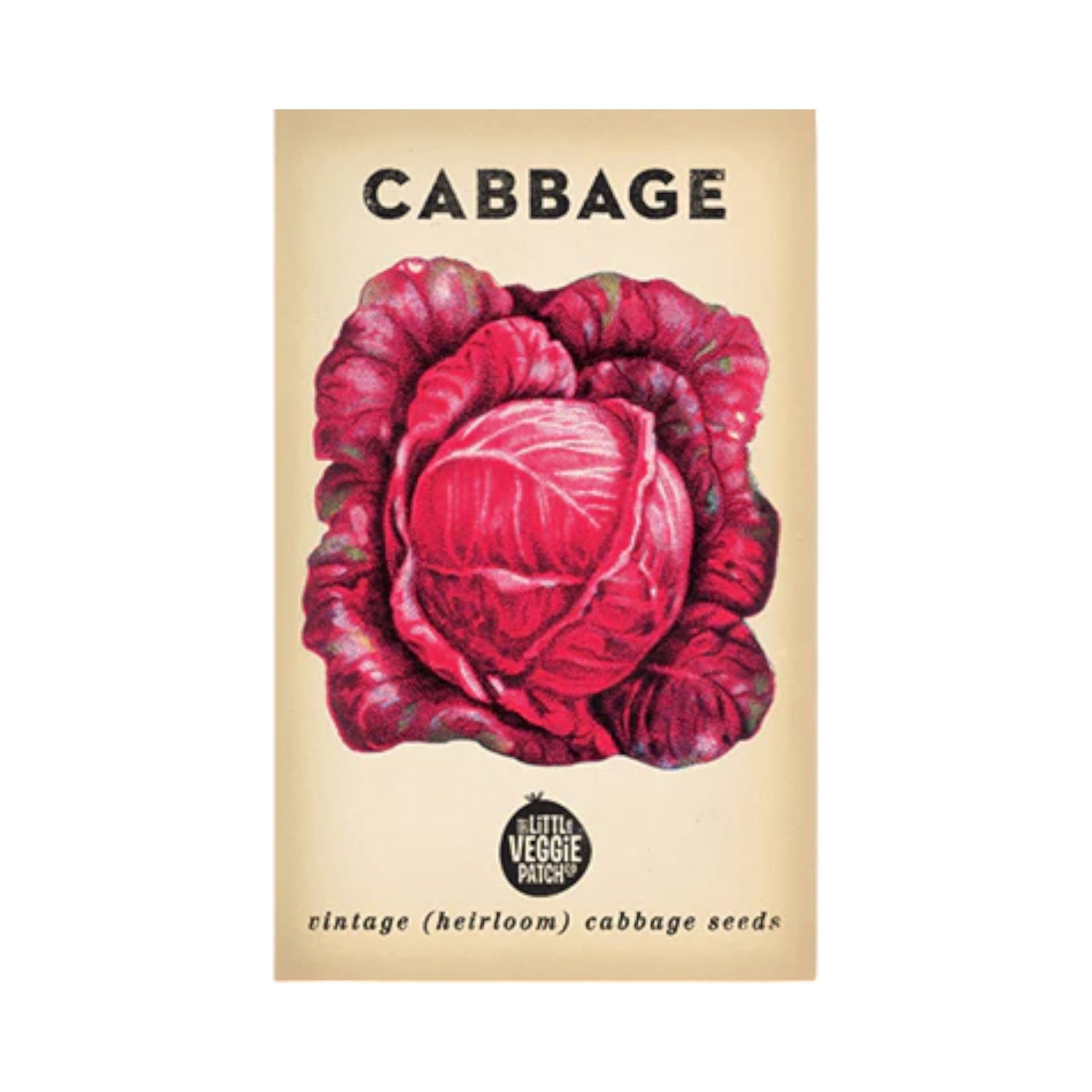 Cabbage 'Savoy Purple' Heirloom Seeds
