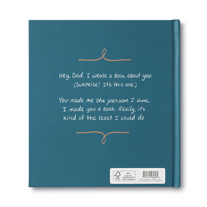 Dad, I Wrote A Book About You | Personalised Gift Book for Dad
