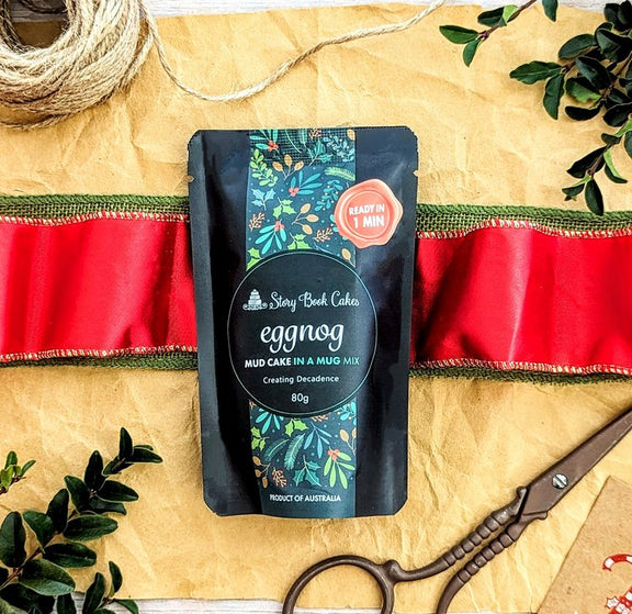 Story Book Cakes Eggnog Mug Cake Christmas gift