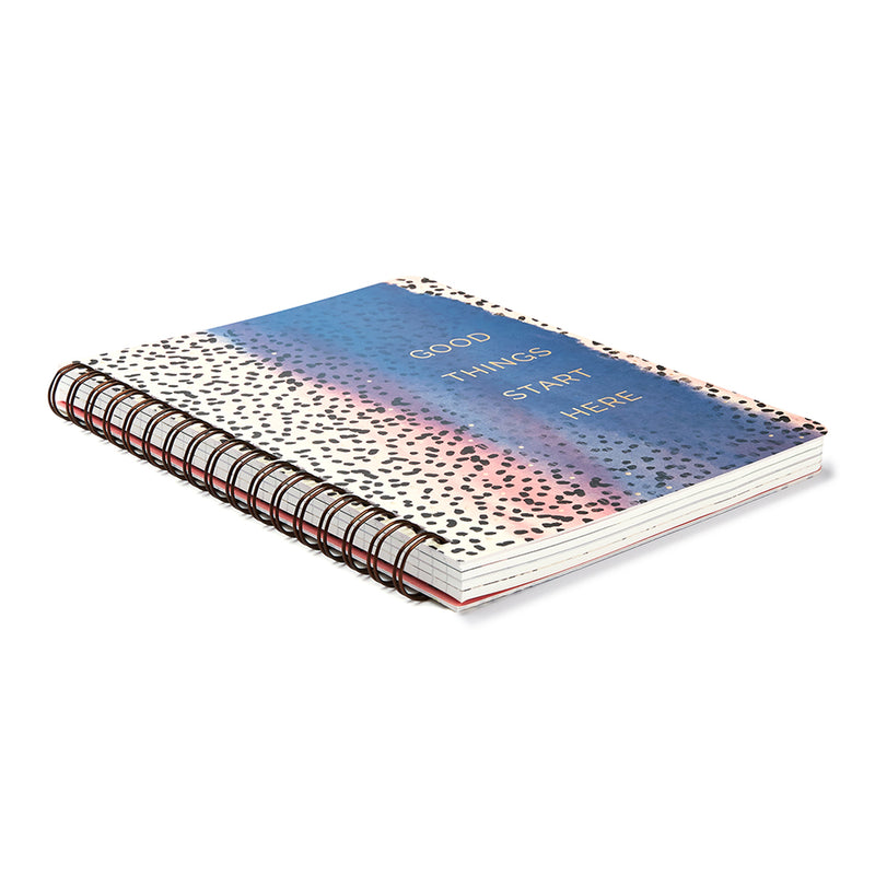 Wire-O Notebook – Good Things Start Here | Inspirational Journal