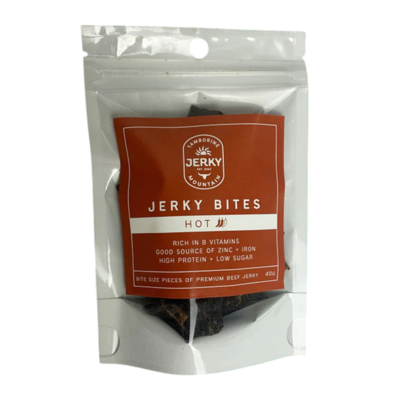 Tamborine Mountain Jerky Bites - Hot 40g
