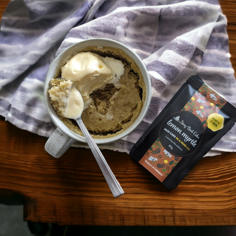 Lemon Myrtle Mud Cake in a Mug 80g