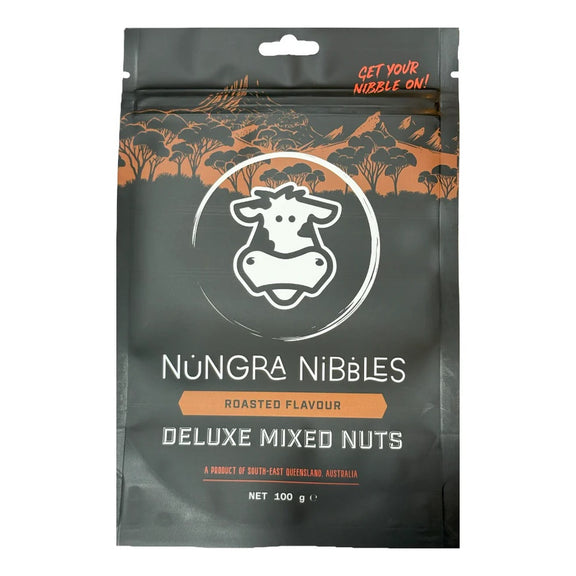 Deluxe Roasted Mixed Nuts 100g – premium salted nut blend