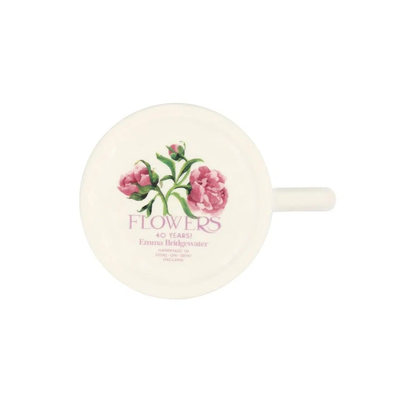 Pink Peony 1/2 Pint Mug