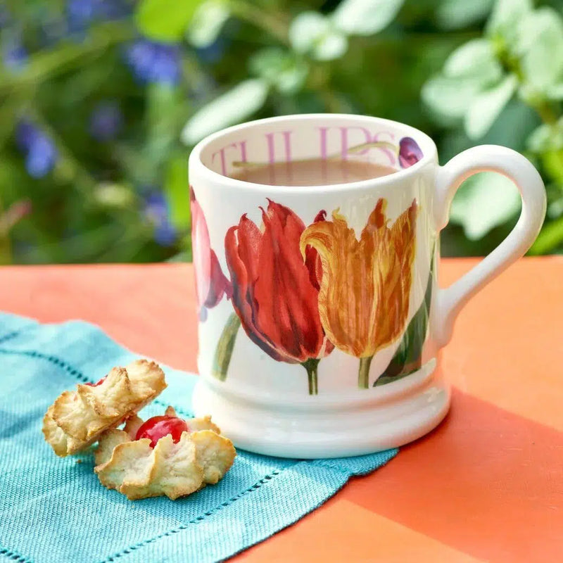 Flowers Tulips 1/2 Pint Mug | Emma Bridgewater Handmade English Pottery