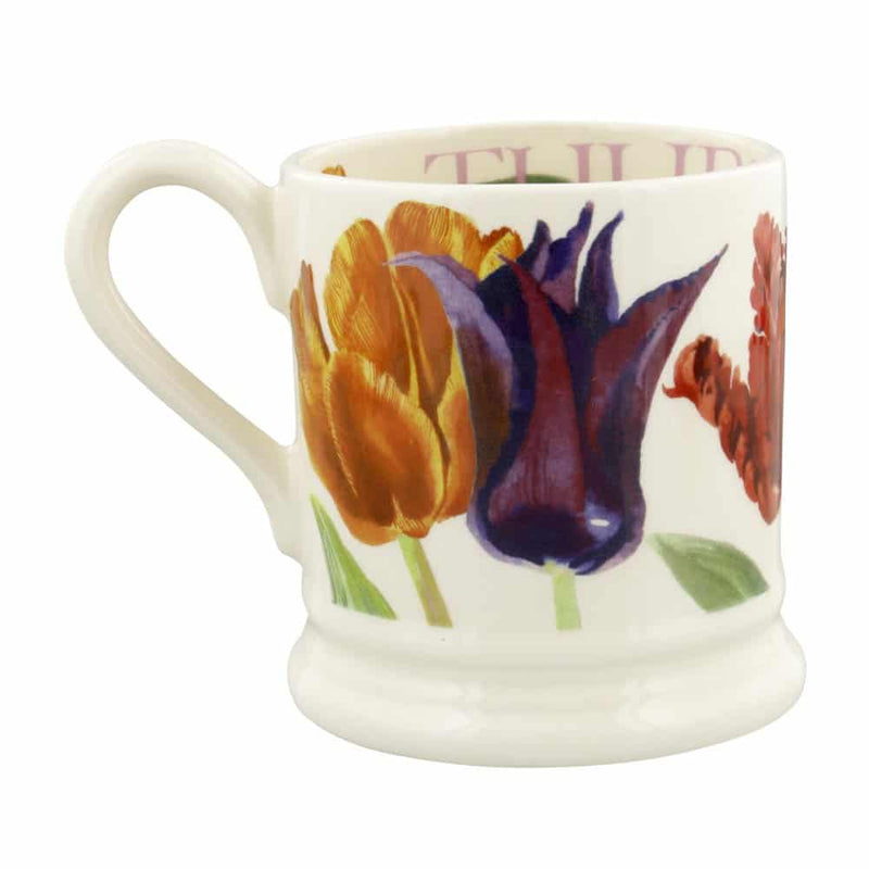 Flowers Tulips 1/2 Pint Mug | Emma Bridgewater Handmade English Pottery