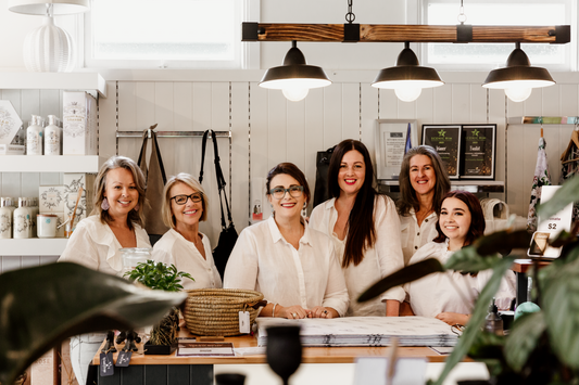 My Country Escape team with Michelle Roper-Dennis. Homewares, women's fashion, gift store.