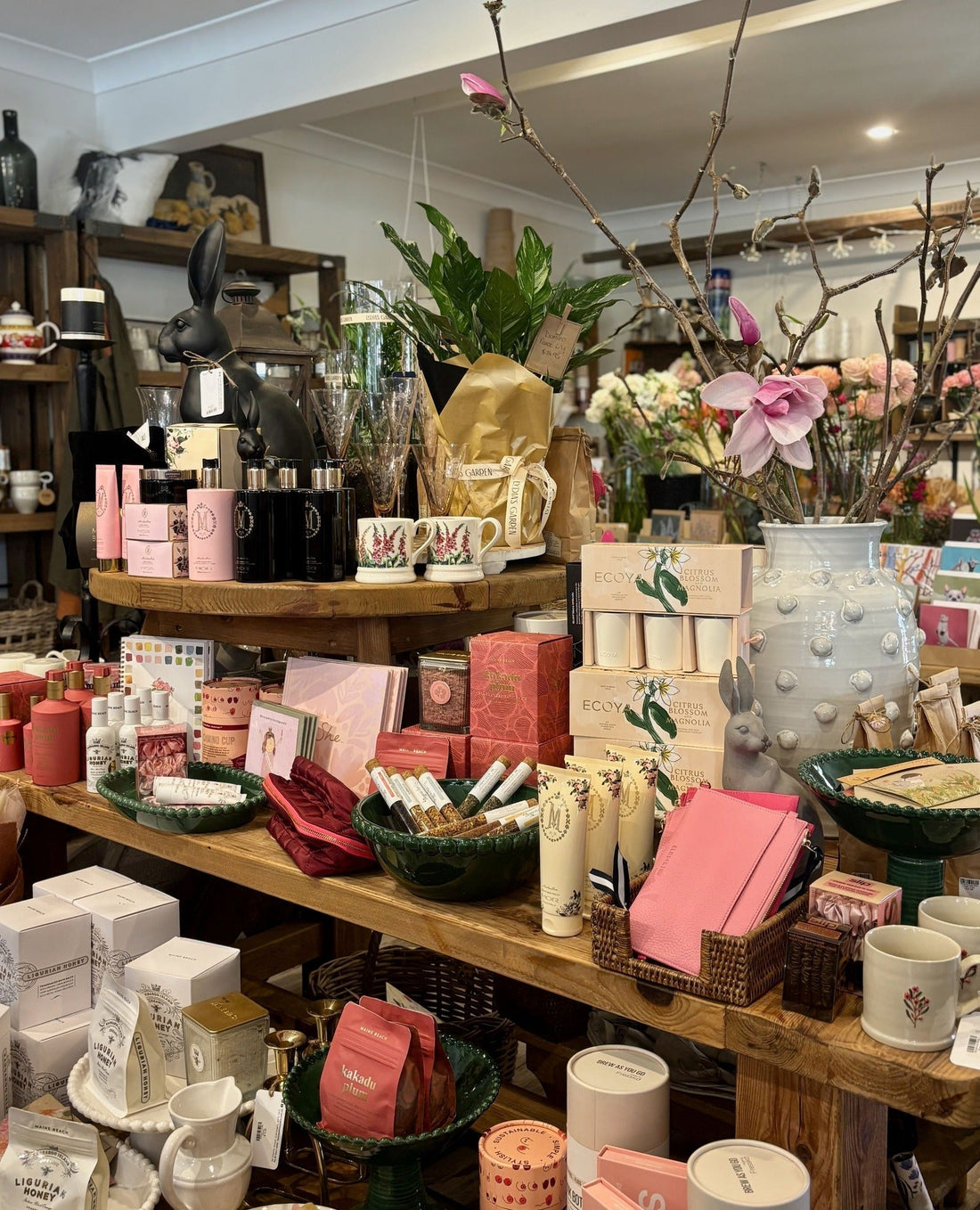 Homewares, Emma Bridgewater, candles, tea, Mor, mugs, bath salt. Women's gift store.