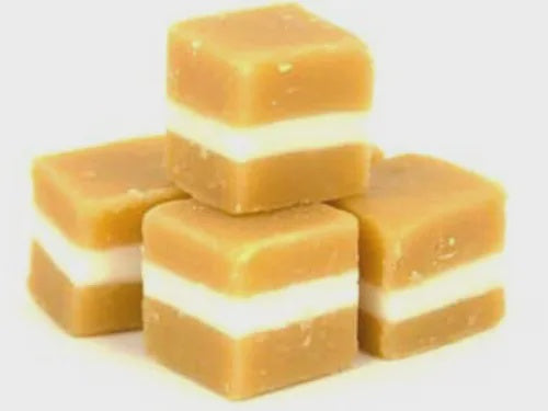 Classic Jersey Caramel cubes with creamy vanilla centre