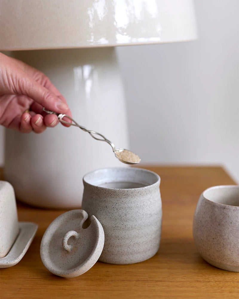 Robert Gordon Garden to Table Sugar Bowl with Lid – Handmade Stoneware