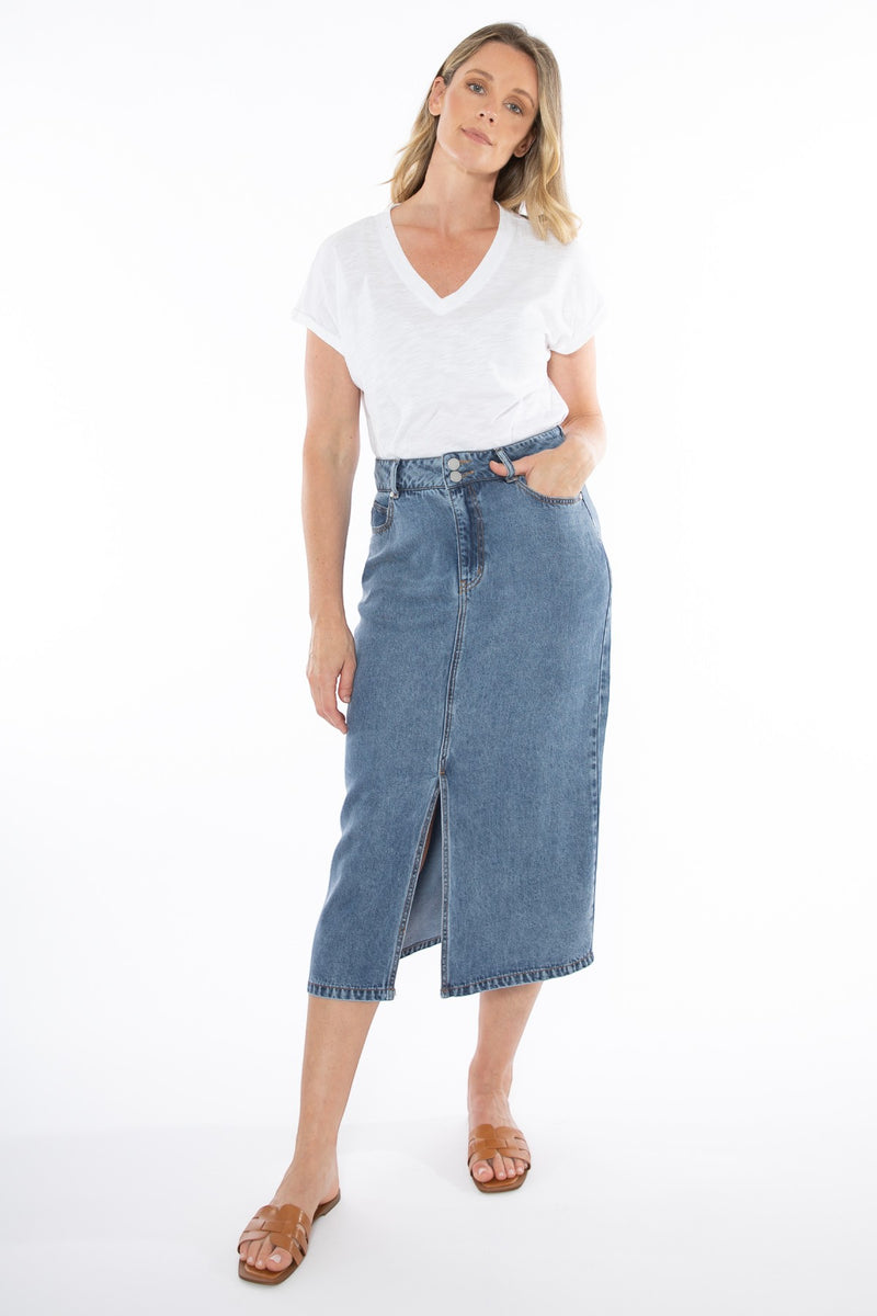Soft Denim Skirt