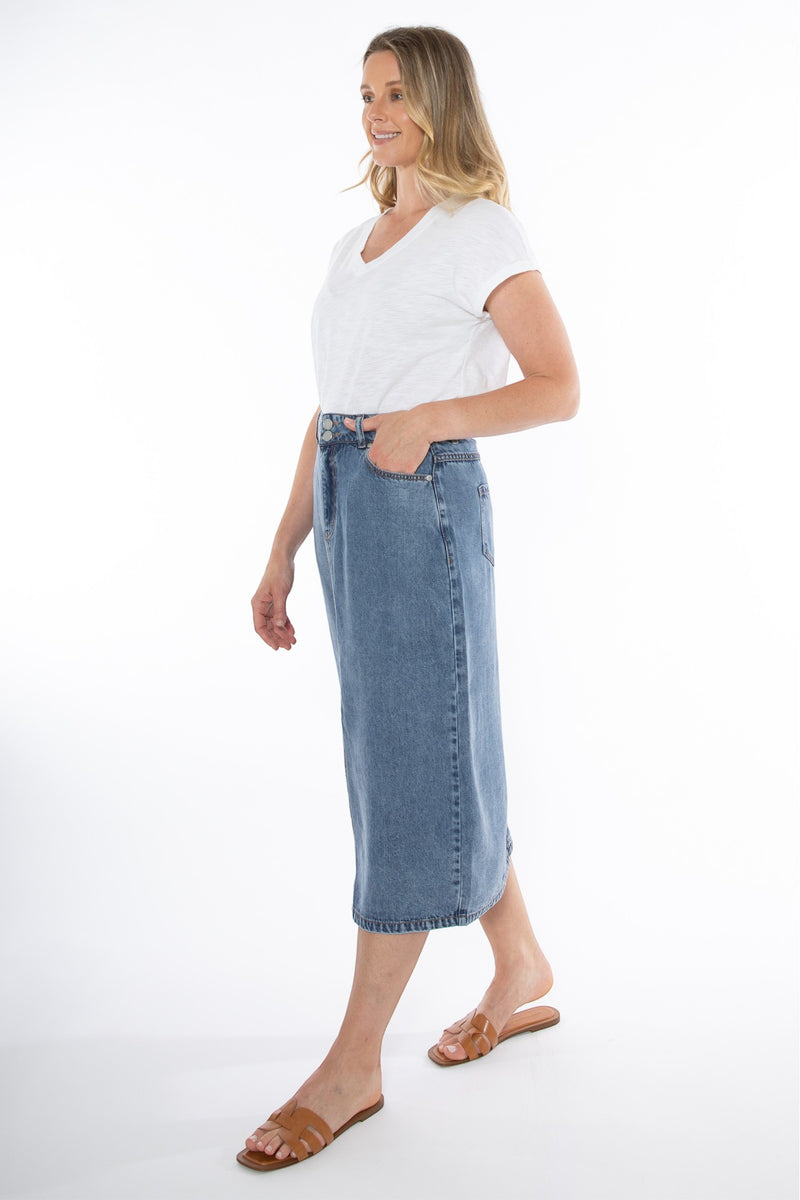 Soft Denim Skirt