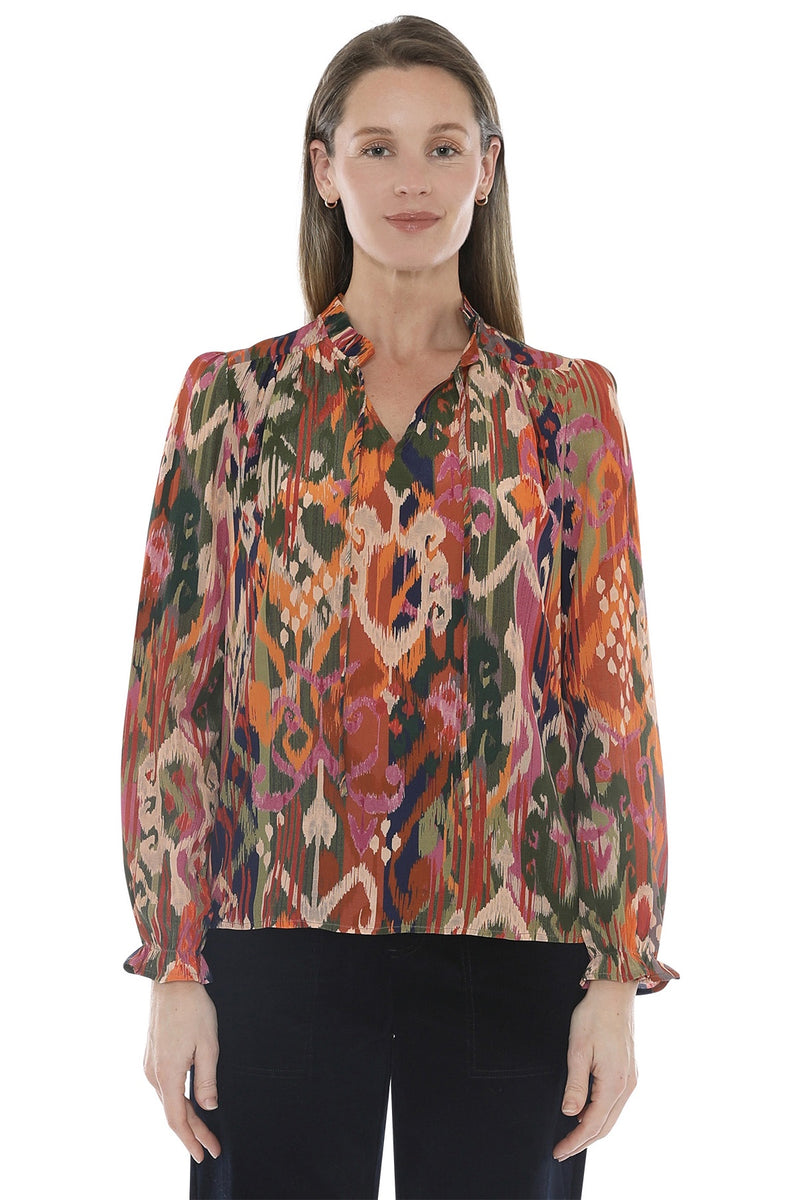 Opulant Ikat Top Multi